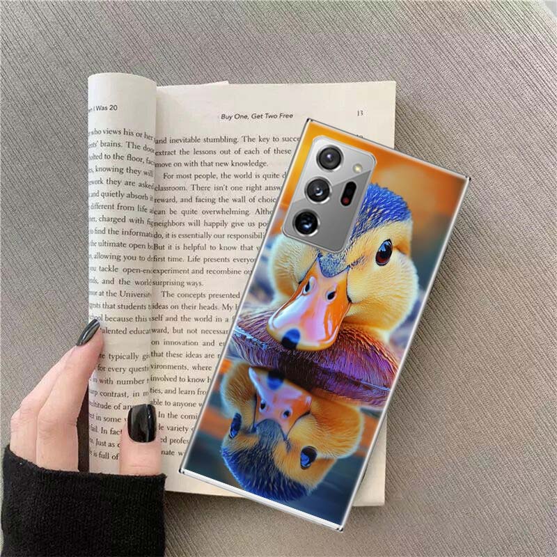 Yellow Duck Phone Case for Samsung A17 A37 A57 A54 A14 A24 A34 A07 A04S A02S A12 A22 A32 A52S A16 A26 A36 A56 A72 Galaxy Note 20