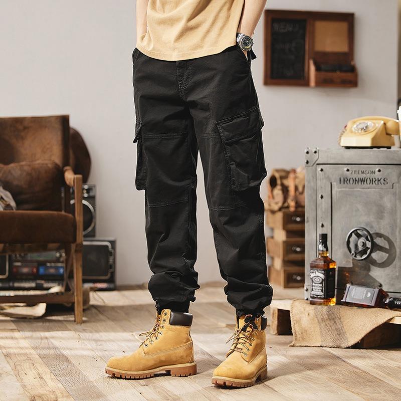Summer New Overalls Casual Pants Men's Loose Sports Outdoor Wear-resistant Trend Fashion Personalized Style