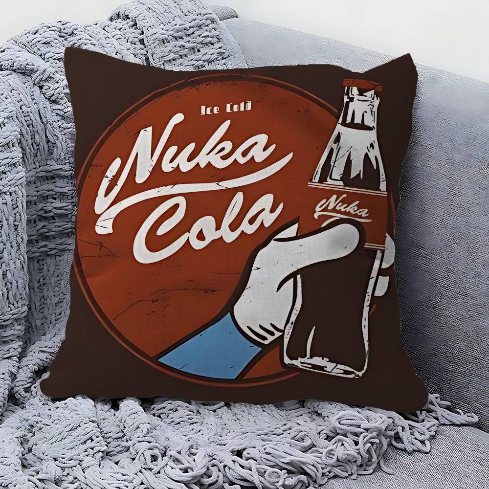 C-Cocas C-cola Vintage Logo Cushion Cover Polyester Sofa Cushions Decorative Throw Pillows Home Decoration Pillowcover