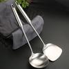 Stainless Steel Spoon with Long Handle for Home Use, Solid Cooking Spoon, Chef's Cooking Spoon, Thickened Soup Spoon, Serving Spoon