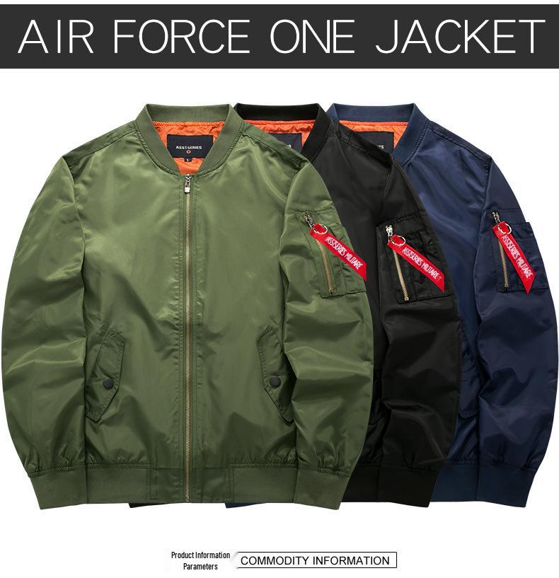 Plus Size Men's and Women's Sport Bomber Jacket with Stand Collar - MA01