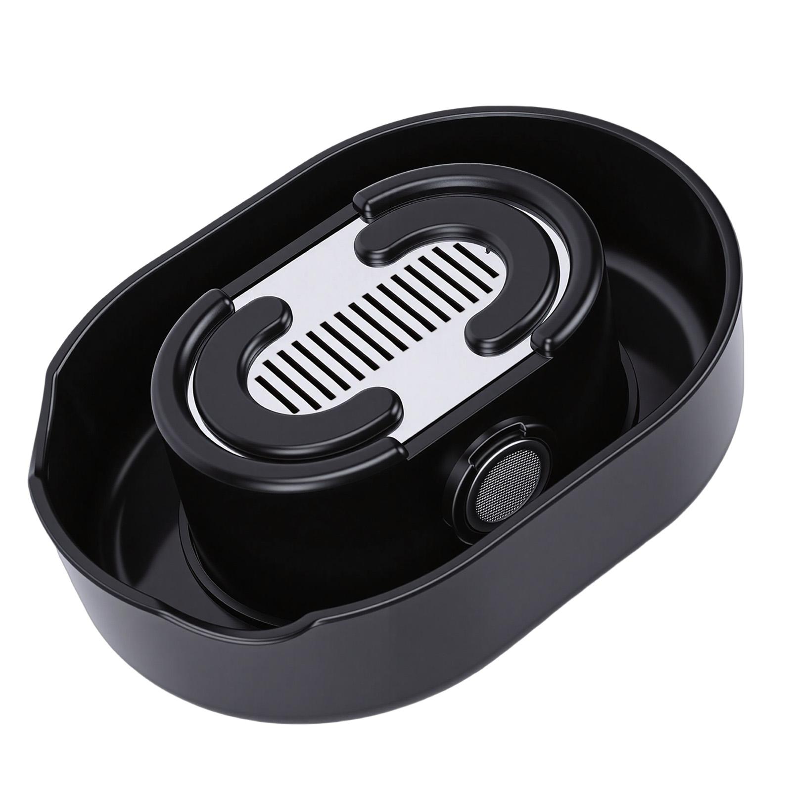 

Manual Beard Trimmer Rinser Push Type Quick Cleaning Universal Shaving Tool Rinser Cleaner Black