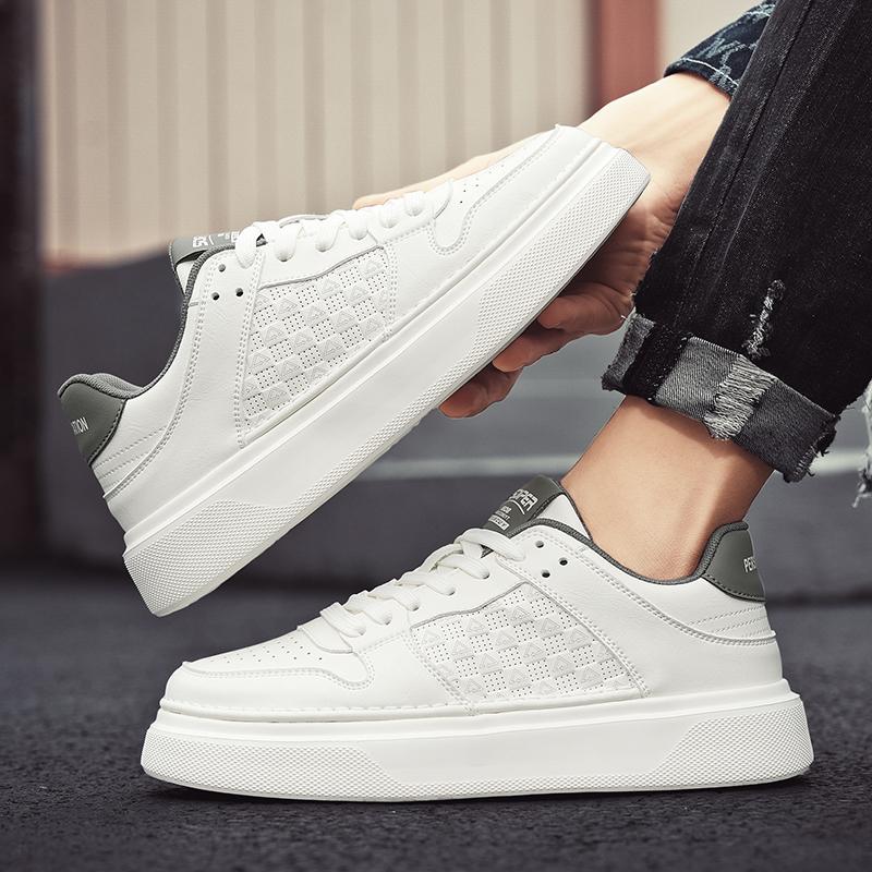 New Casual High-Quality Versatile Casual White Sneakers Fashion Trendy Men's Shoes High-Quality Sports Shoes Breathable Com