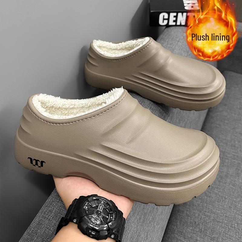 Summer 2025 Plus Size Men's Casual Chef and Work Rain Shoes