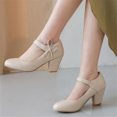 Fashion Women High Heels Bow Ankle Strap Woman Dress High Heel Shoes Ladies Heel Pumps Party Wedding Shoes Size 34-46