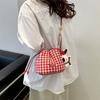 Trendy Street Style Pu Leather Bucket Bag For Women Fashionable Casual Crossbody