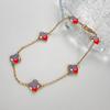 Original S925 Sterling Silver 18K Gold Plated Four-Leaf Clover Bracelet Six-flower Can Request Van the Catalog Cleef From Seller