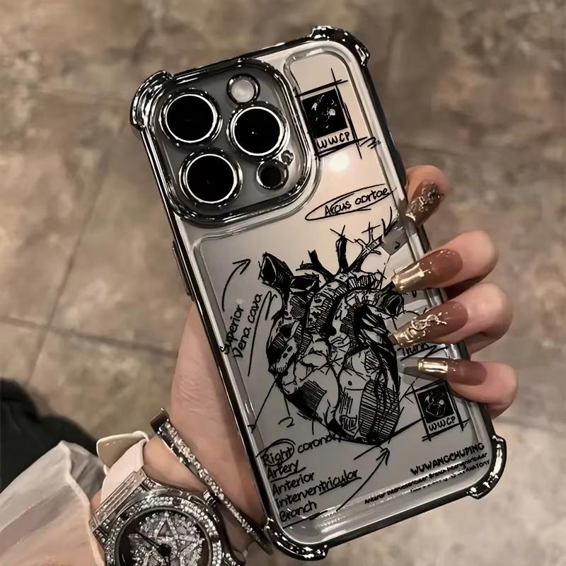 Creative Cardiovascular Model Heart Medical Phone Case for Samsung S25 S24 S23 S22 S21 S20 Note20 FE Ultra Plus 5G Cover