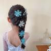 2PCS/set Princess Hair Clips Shining Up Snowflake BB Clip Lovely Girls Hairpins Children Christmas Headwear Barrettes Hair Accessories