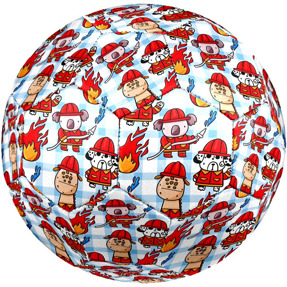 Firefighters Theme Size 5 Soccer Ball, Suitable for Both Indoor and Outdoor Matches, a Gift Suitable for Everyone.