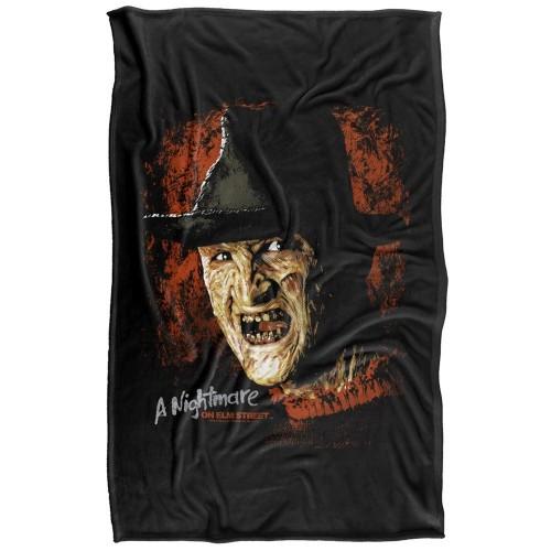 Nightmare On Elm Street Freddy Krueger Worst Nightmare Character Face Soft Touch Blanket