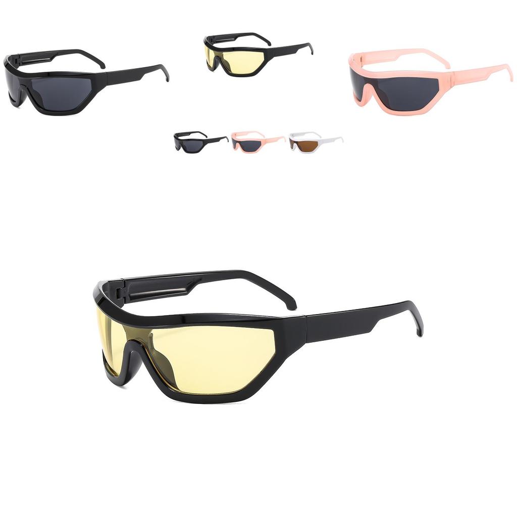 Y2k Sunglasses For Men With Uv400 Protection Large Round Frame For Streetwear And Outdoor Activities