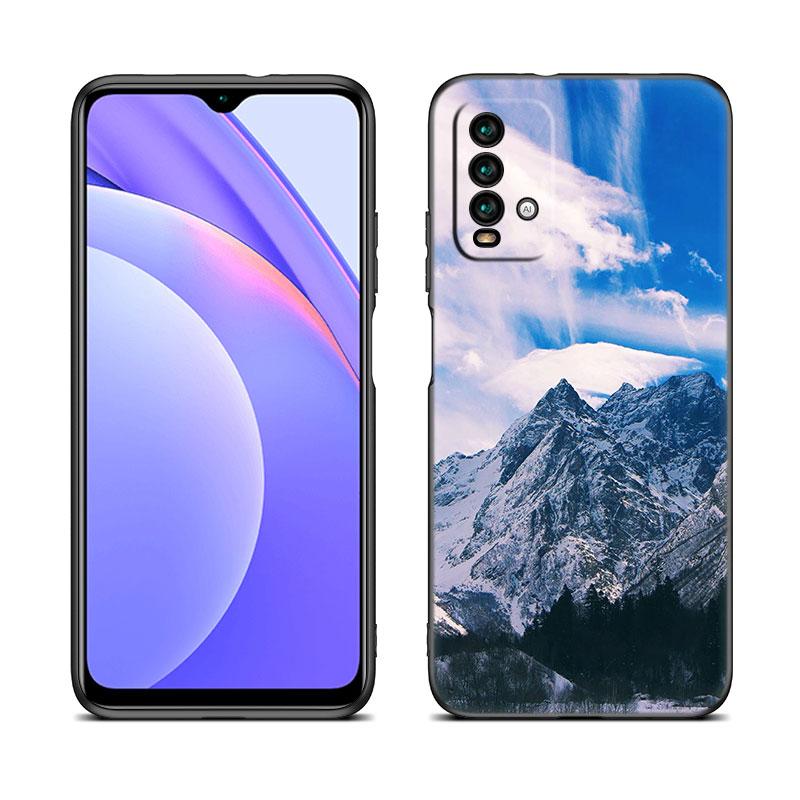 Schnee Berglandschaft Handyhülle für iPhone Samsung Galaxy Redmi Xiaomi Oppo OnePlus Note SA 7 8 9 10 11 12 13 14 20 21 22 23 53 54 Pro Max Ultra