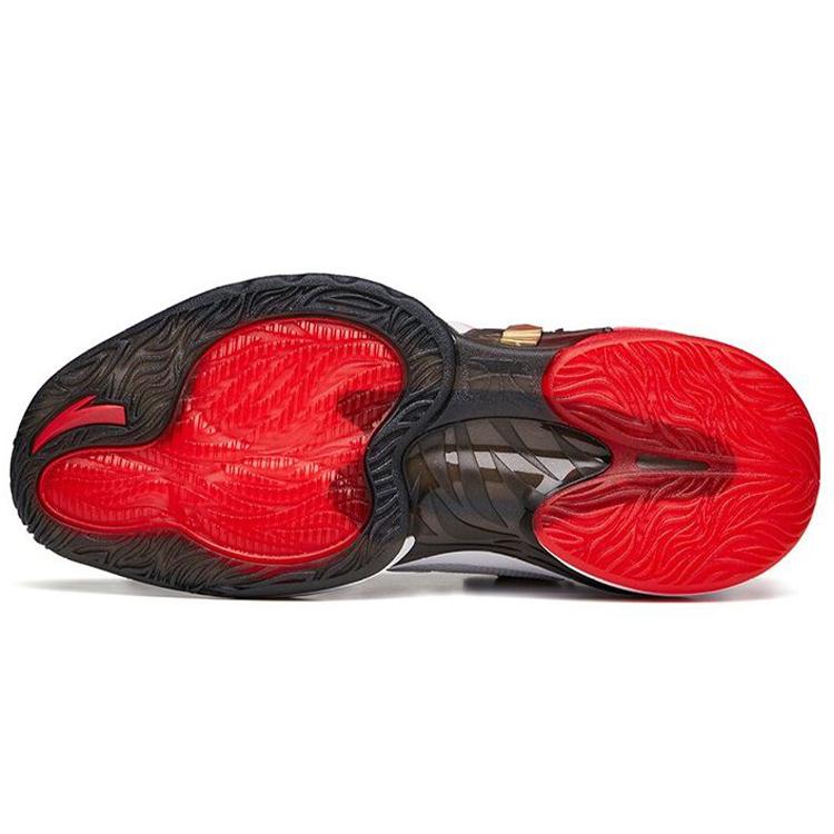 New Anta GH2 'Five Stars' Anti-Slip Wear-Resistant Low-Top Basketball Shoes White Red 112131103-5