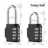 Haistik GNY-51 4-Digit Long Shackle Combination Padlock