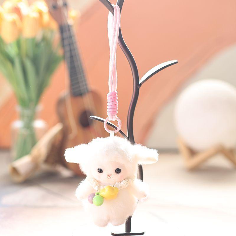 Cute Raccoon Plush Keychain With Soft Pp Cotton For Bag Decor And Gifts