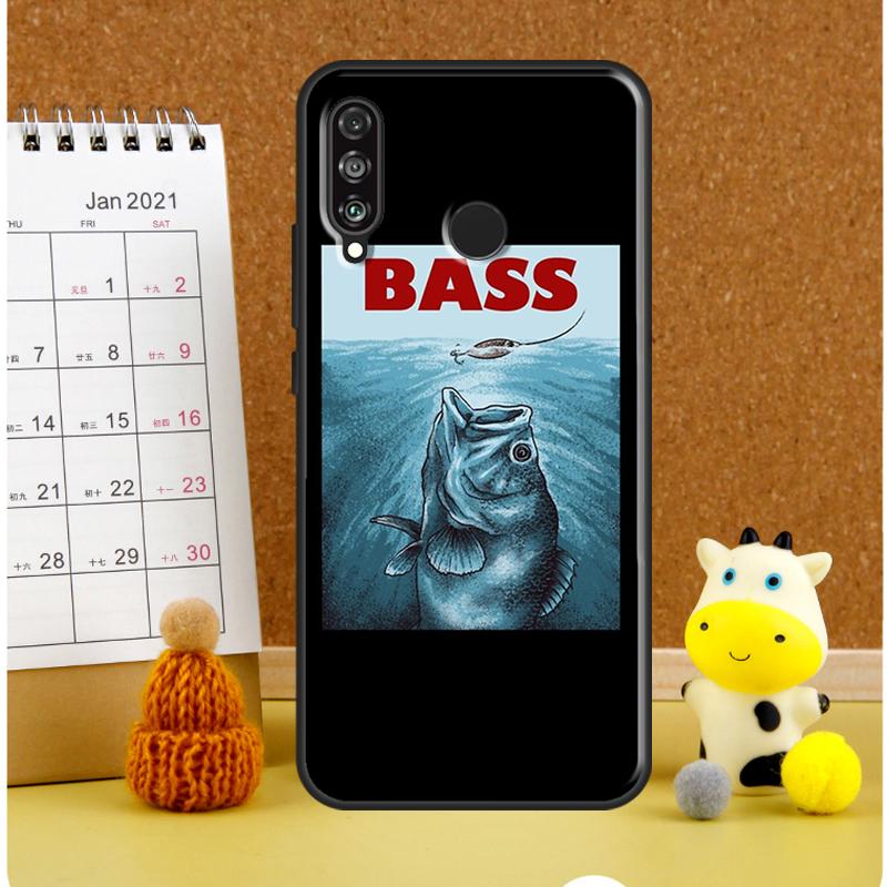 Bass Fishing Lake Fisherman For Huawei Nova Y72 Y70 Y91 Y90 Y60 Y61 Y73 3i 7i 8i 11i 12i 9 10 SE P20 P30 P40 Lite Case