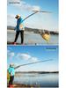 A1R Short Handle High Carbon Telescopic Landing Net Pole (2.1-8m) - Ultra-light, Hard, Portable Big Fish Net