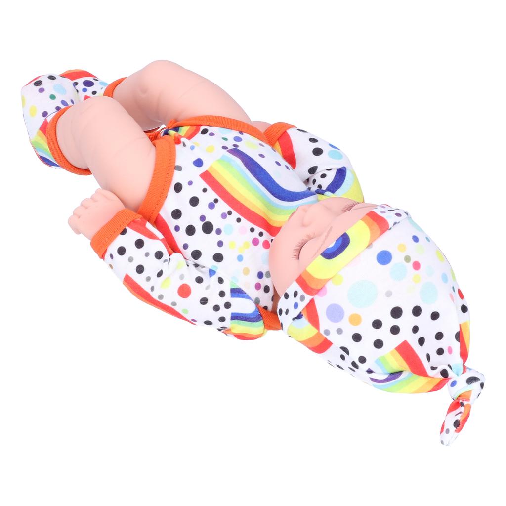 Simulated   Cute Doll   Baby Doll Kid Birthday Gift with Colorful Clothes 25cm