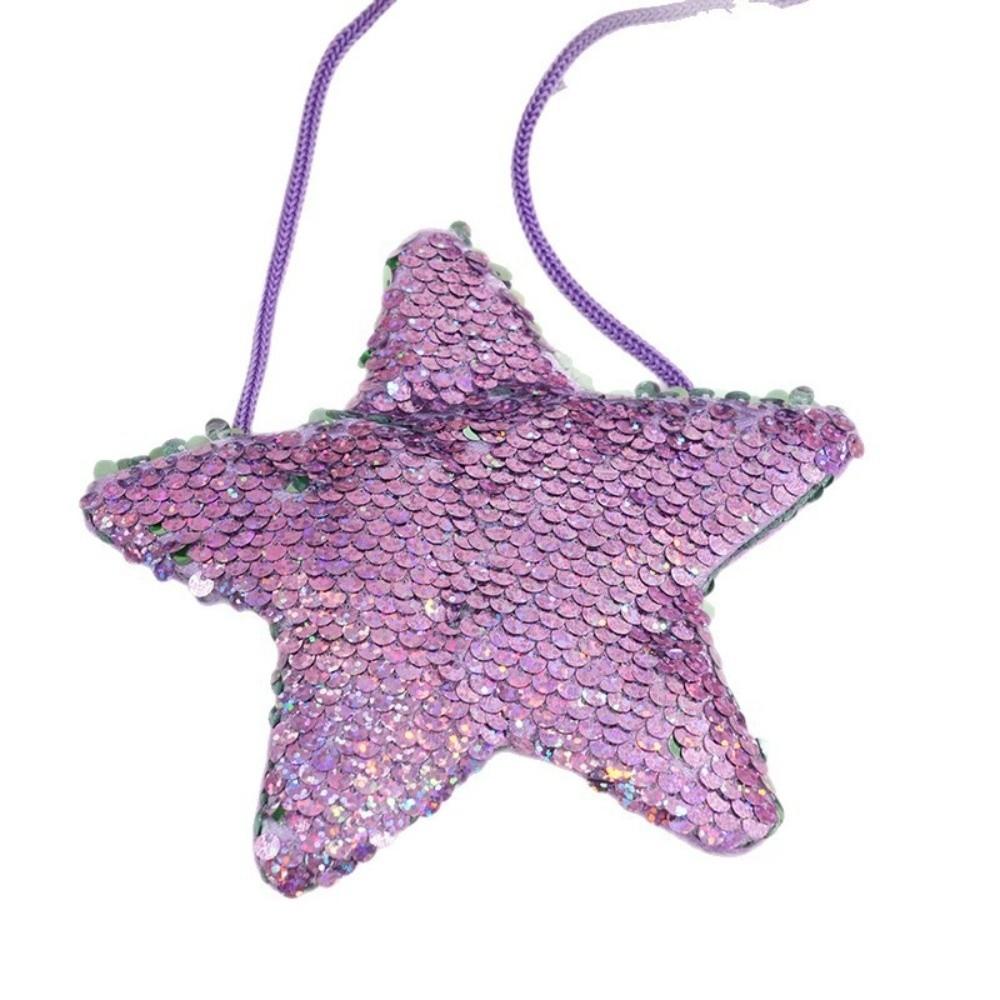 New Shiny Sequins Coin Purse Mini Cute Princess Student Purse Pouch Decorative Children Crossbody Bag Kids Gift