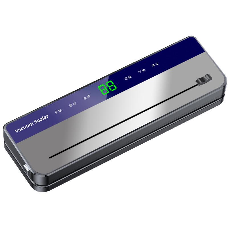 Vollautomatischer Vakuumierer aus Edelstahl zur Konservierung von trockenen und feuchten Lebensmitteln