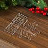 Christmas Tree Ornament Hooks Set Of 10 Plastic Hanging Clips For Holiday Decoration And Gift Use