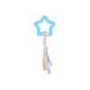 Rubber Star Shape Dog Toy with Rope for Teething and Interactive Play