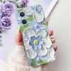 For OPPO Reno7 Z 5G / Reno8 Z  5G Elegant Floral Butterfly Phone Case For Oppo Reno 7Z 8Z 5G Soft Silicone TPU Cases