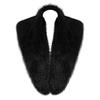 Faux Fur Scarf with Velvet Lining Invisible Fur Clip Artificial Fur Shawl Dresses Coats Fake Collar Neck Scarf