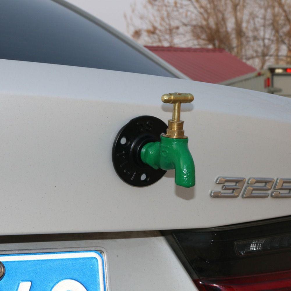 Zinc Zinc Alloy Protective 3D Faucet Car Sticker Metal Valve Fun Car Valve Decoration  Motorcycle