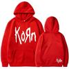 Korn Rock Band Letter Hoodie Men Women Hip Hop Harajuku Hoodies Leisure High Street Sweatshirt Autumn Winter Unisex Sweatshirts