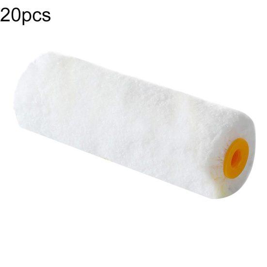 20Pcs 4inch Home Wall Decoration Pattern Painting Brush Paint Roller Cover Tool