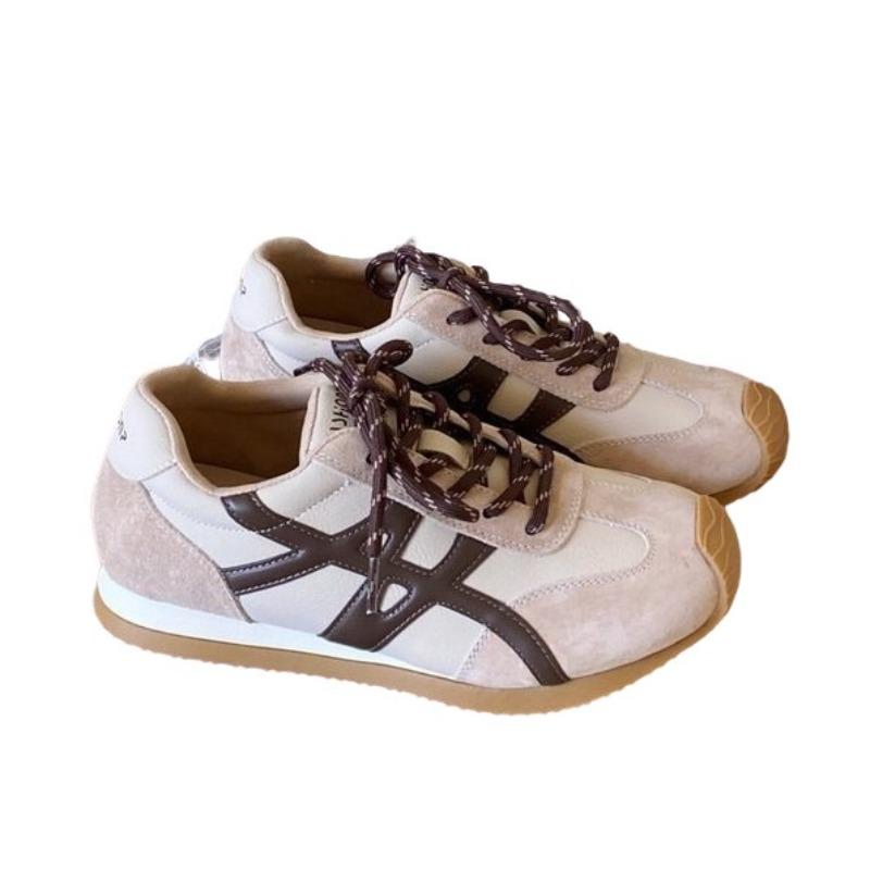 Mango Head Women's Autumn New Niche Upturned Head White Shoes Show Feet Small Casual Single Shoes