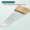Stainless Steel BBQ Skewers with Wooden Handle