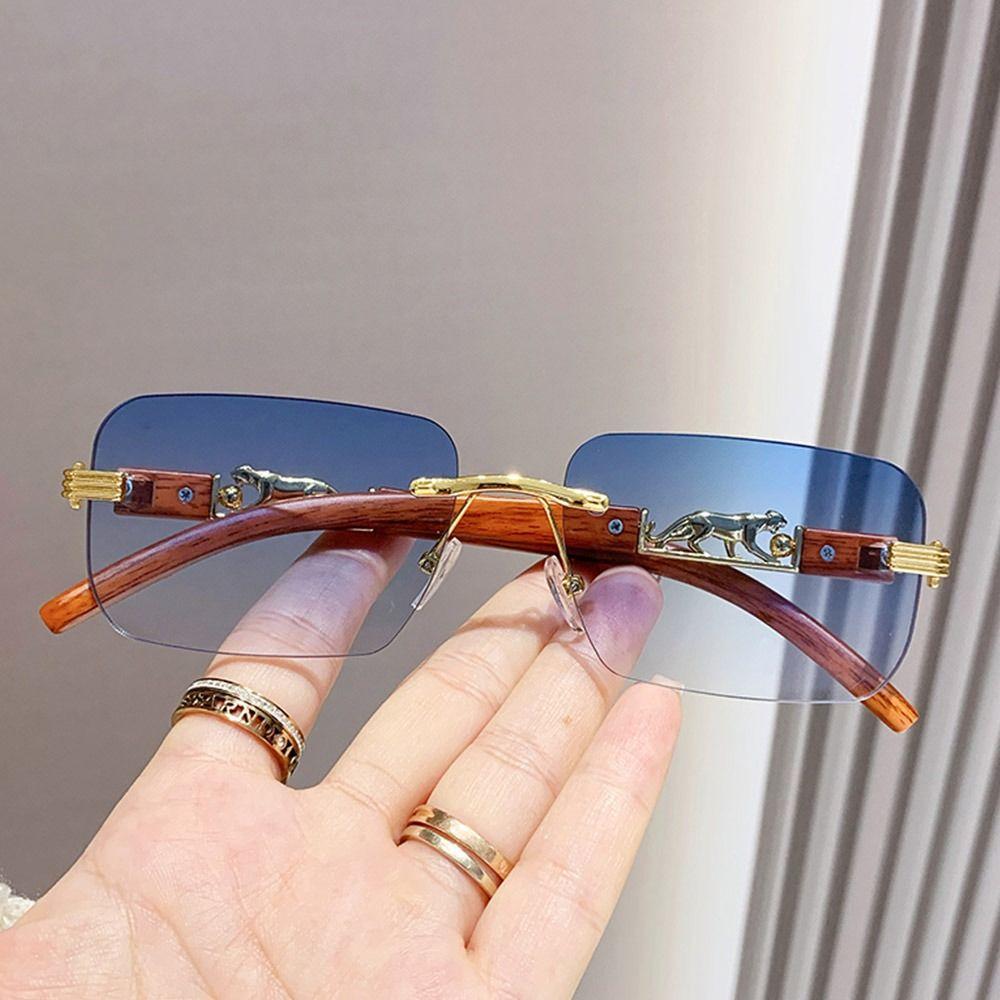 Unique Cheetah Design Sunglasses UV400 Retro Shades Summer Traveling Eyewear  for Women & Men