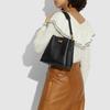 Coach Willow 23 Bucket Bag With Detachable Shoulder Strap Women handbags Black Brass C3916-B4BK