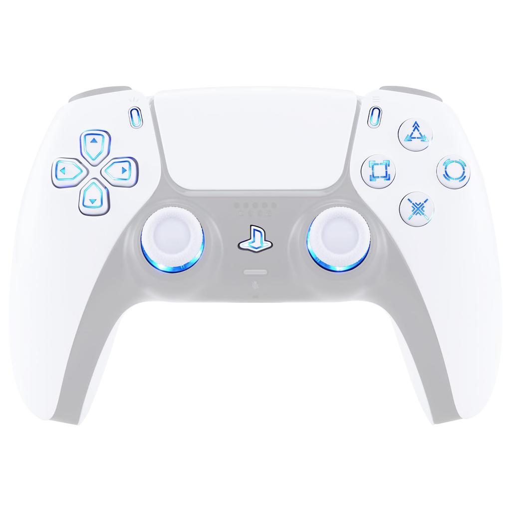 This is not a but an eXtremeRate DTF V3 LED Kit for the PS5 Controller and featuring multicolored illumination for the share and home face controller,