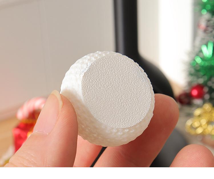 Mini DIY Micro Landscape Christmas Fireplace with Gingerbread Man Ornament