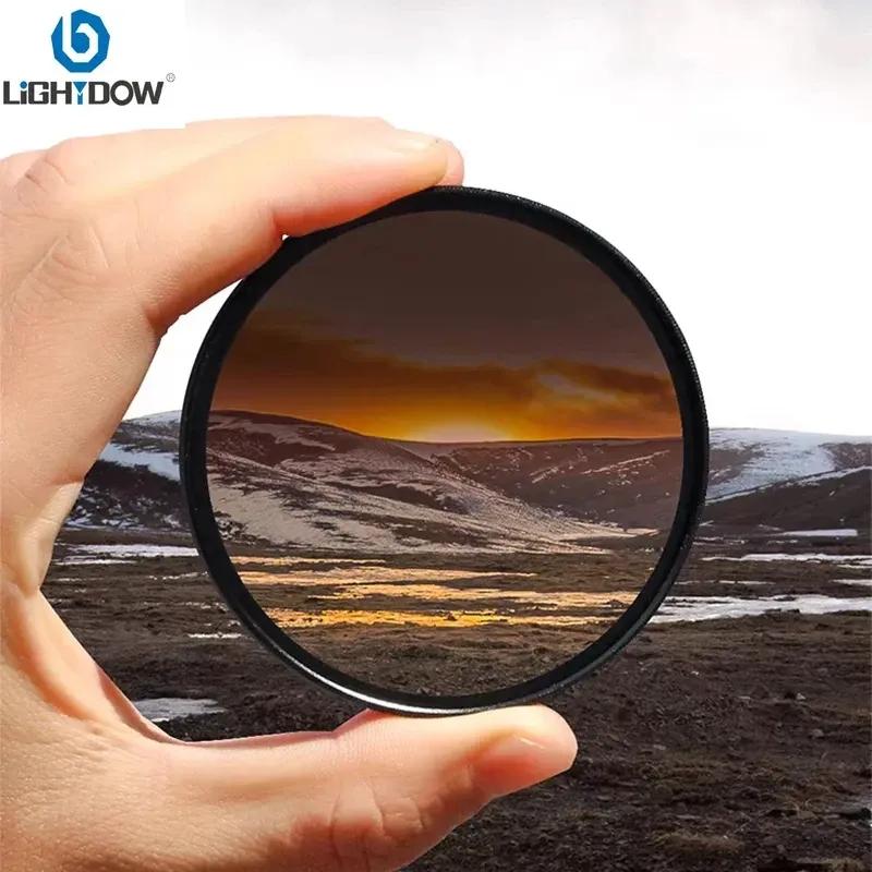 

Lightdow Lens Filter GND 0.9 Neutral Density Graduated Gray for Canon Sony Nikon Camera Lens 49 52 55 58 62 67 72 77mm 82mm Size 72mm