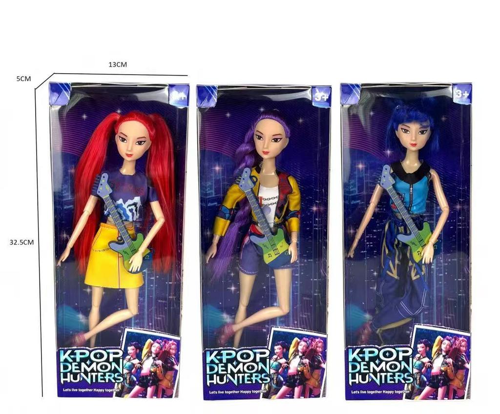 NEW 2026KPop Demon Hunters Anime Vinyl Doll, Rumi Mira Zoi Character Vinyl Figure, Birthday Gift, Fan Gifts