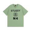 Short Sleeve T-Shirt Couples Street Style Letter Print Loose Fit Breathable Top