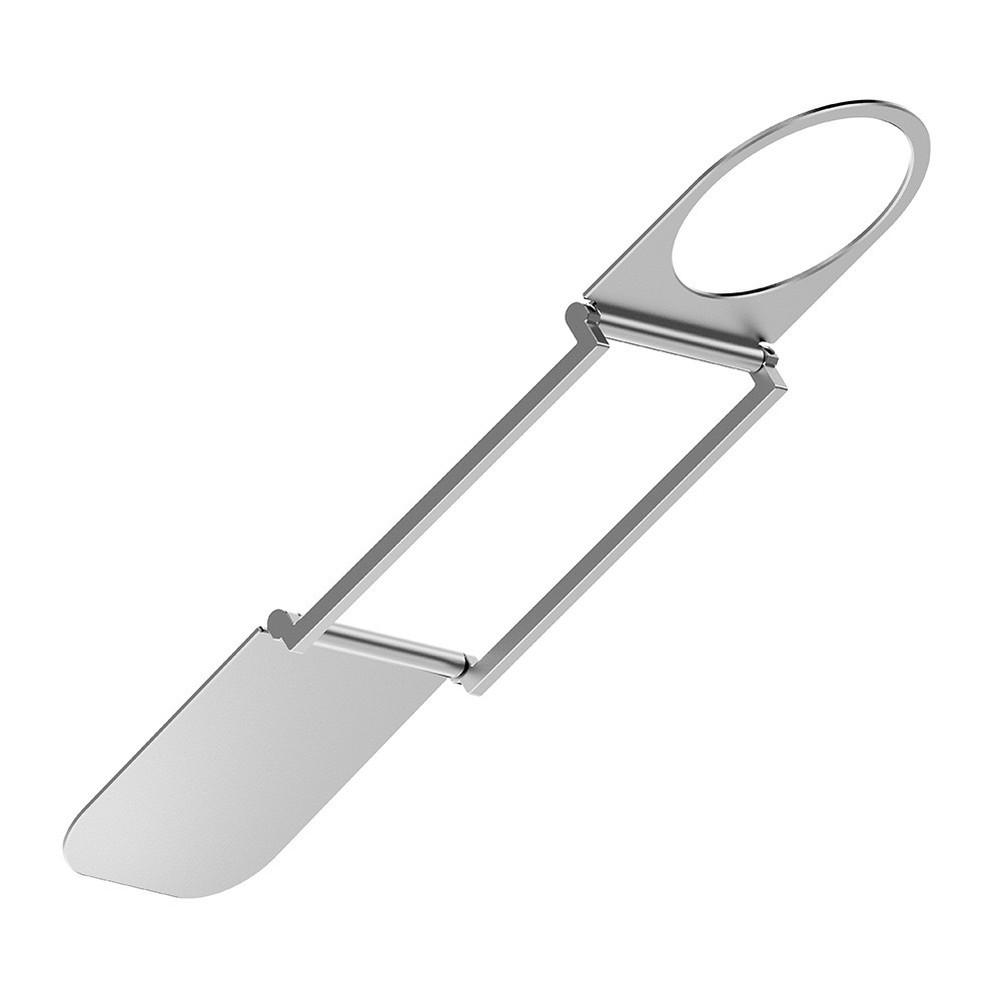 Aluminum Alloy Portable Coffee Machine Stand Foldable Rack Outdoor Lightweight Universals 6.7 Cm Black 6.4 Cm Silver