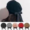 Headwear Bow Beret Caps Soft Newsboy Cap Warm Beanies  Women's