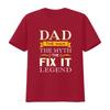 Mr Fix It Dad S Fathers Day Handy Man T Shirt Vintage Washed Soft Top For Everyday Wear Stretched Versatile Comfortable