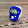 Ψηφιακό δαχτυλίδι δακτυλίου μετρητής μετρητής χειρός πλεξίματος μετρητής σειρών Κλικ ΝΕΟ Μίνι δείκτης μετρητής σημείων LCD