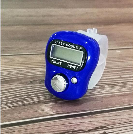Digital Finger Ring Tally Counter Håndholdt strikkerader Counter Clicker NY Mini Point Marker Counter LCD