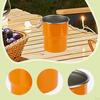 304 Edelstahl Trinkbecher Camping Outdoor für Ausflüge BBQ Reisen Rucksackreisen