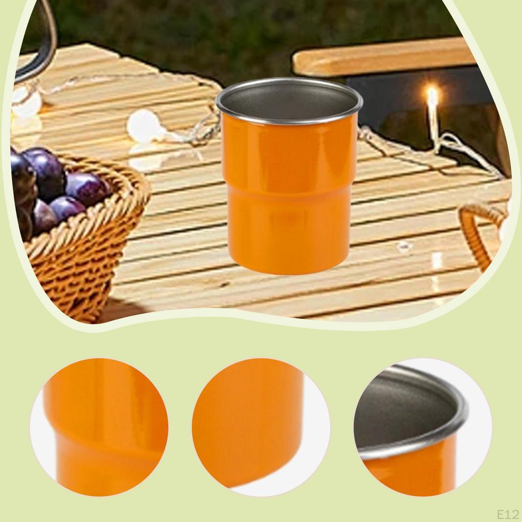 304 Edelstahl Trinkbecher Camping Outdoor für Ausflüge BBQ Reisen Rucksackreisen