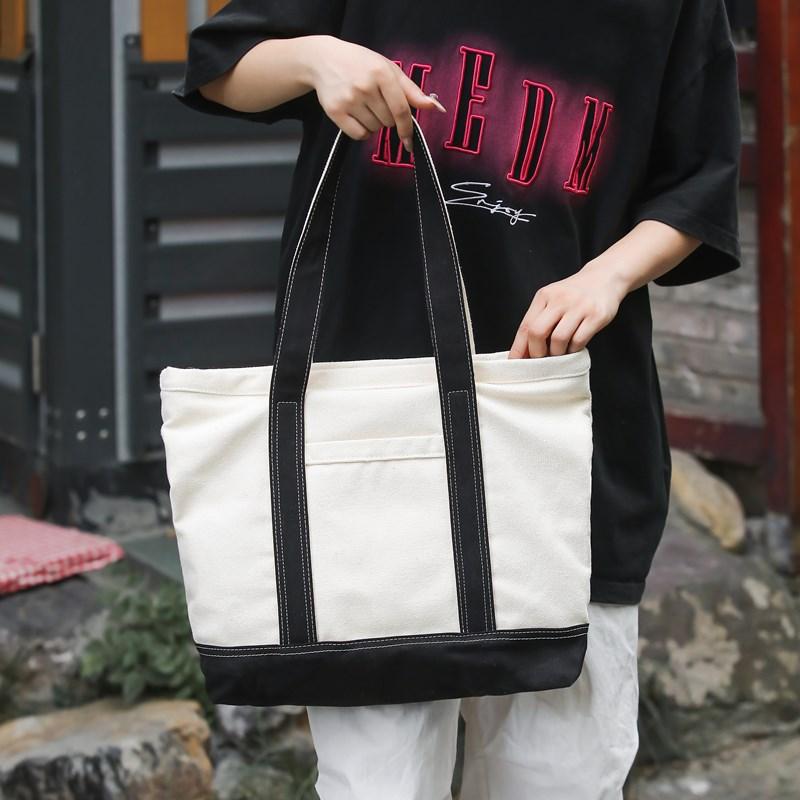 Canvas Tasche Damen Neuer Trend Mode Vielseitige Schultertasche Lässige Pendler Tragetasche