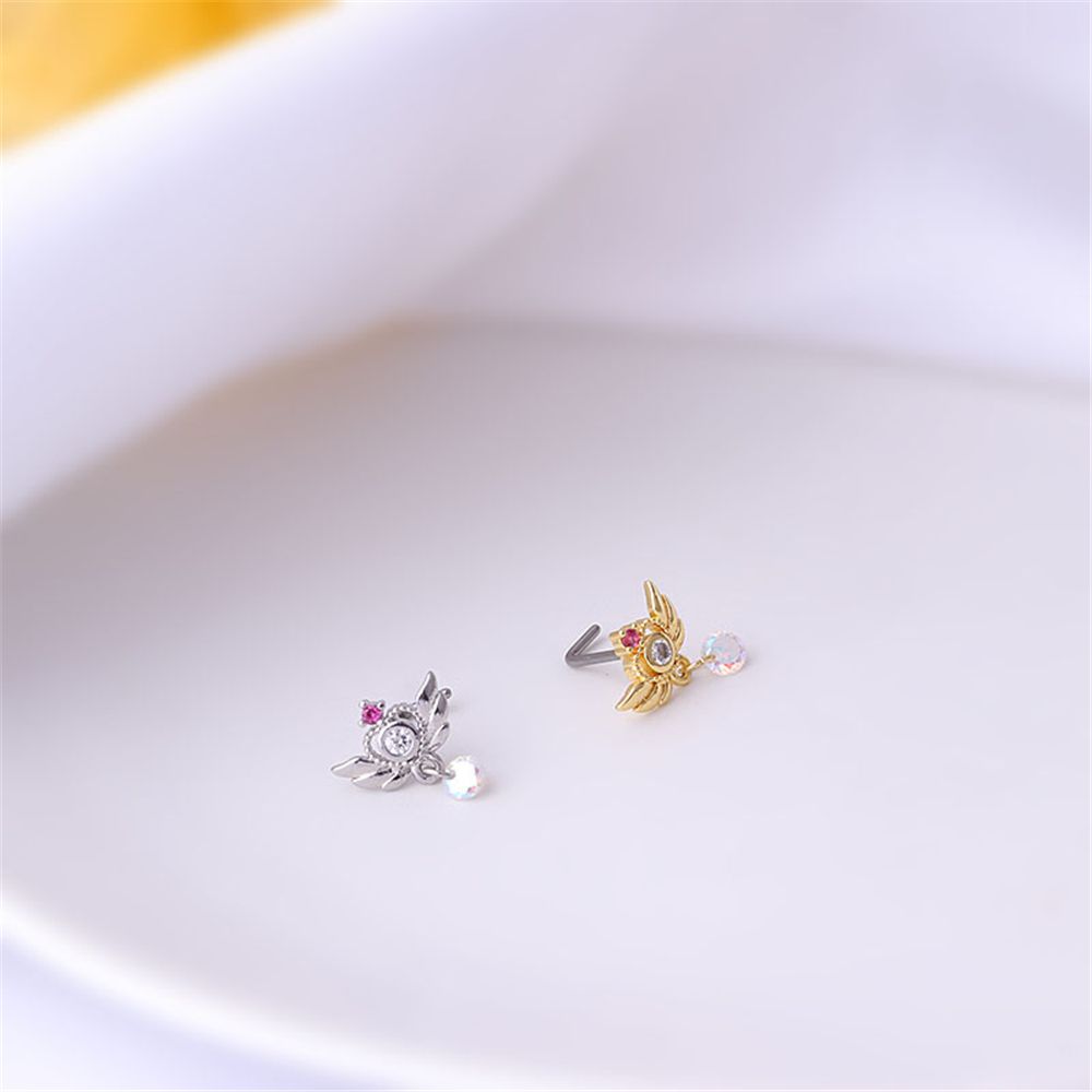Bijoux fantaisie, clous de nez colorés, anneaux de nez, clous de nez pendants, piercing corporel